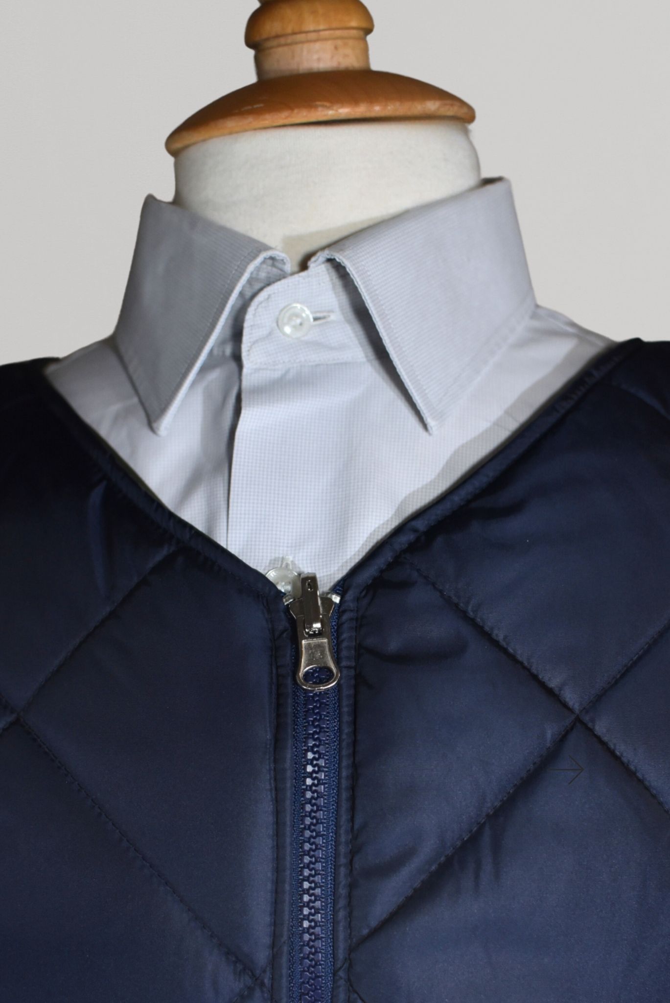 Gilet doudoune col V made in France