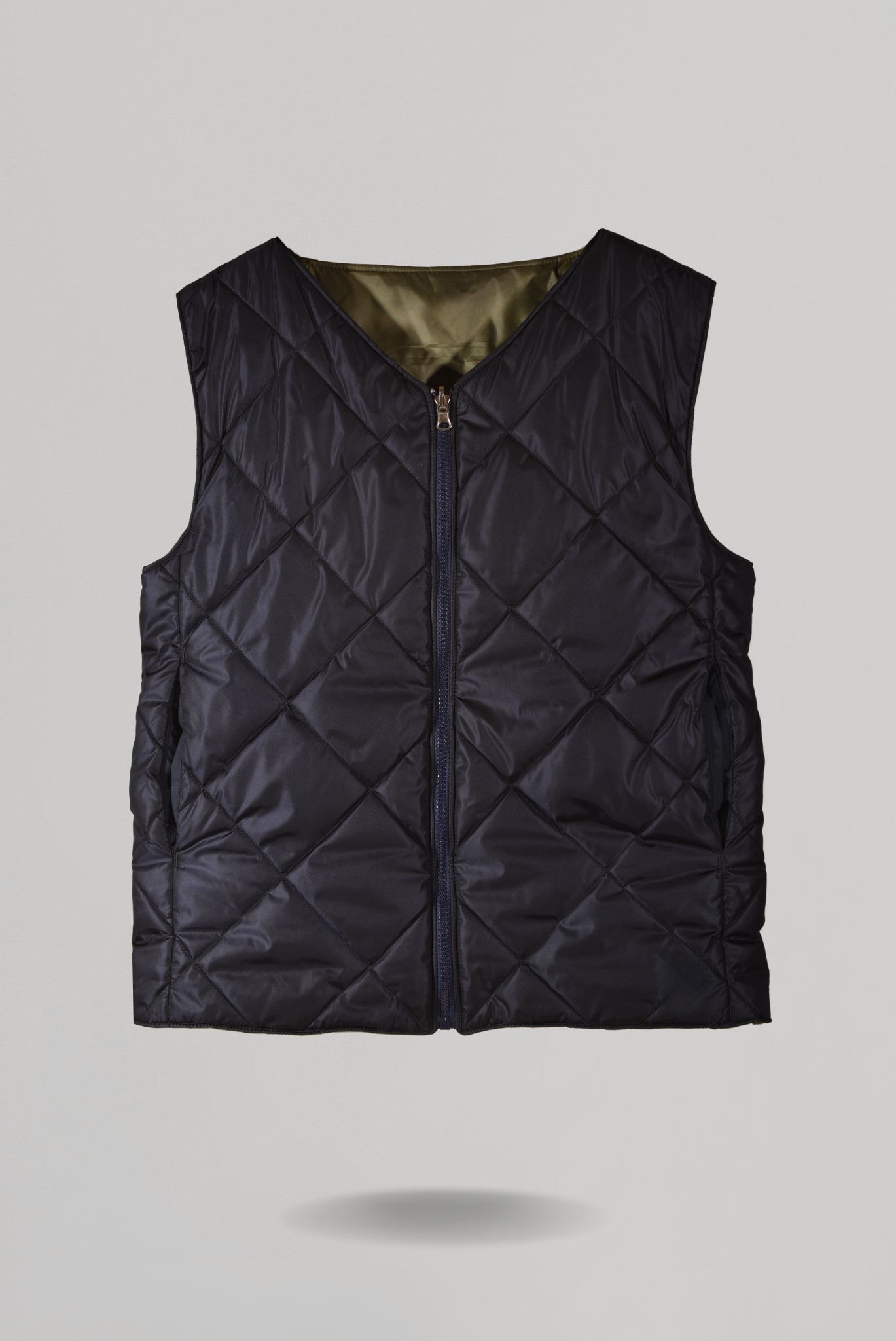 Gilet doudoune col V made in France